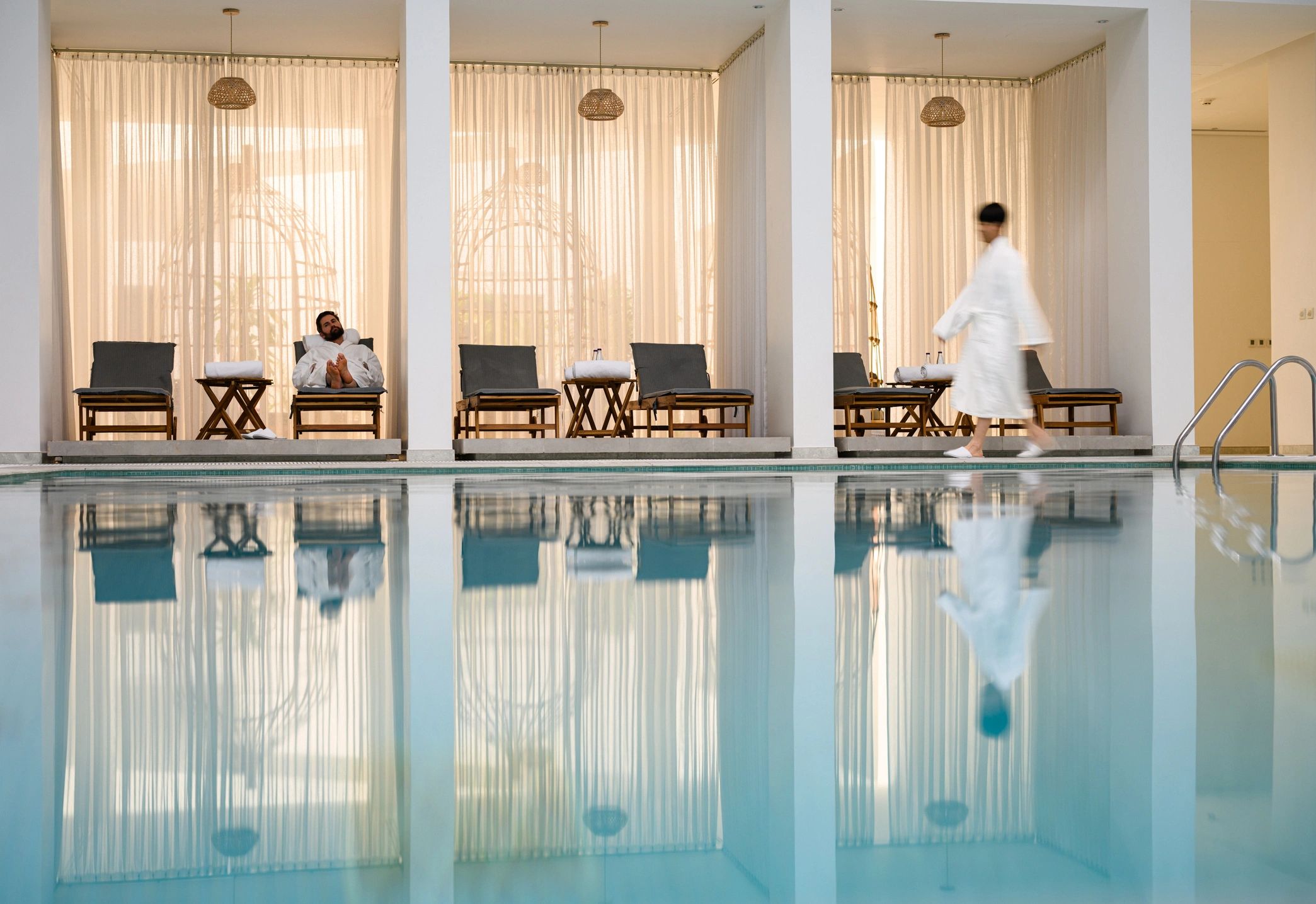 Modern interior with lounge seating